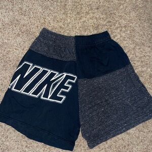 Up-cycled Nike Black and Charcoal Shorts